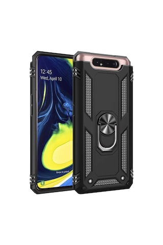Samsung Uyumlu Galaxy A80 Kılıf Zore Vega Kapak Siyah