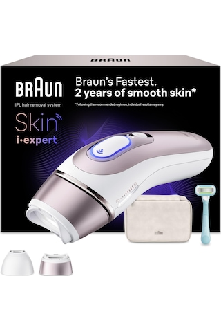 Braun Ipl Skin İ Expert, Evde Lazerle Tüy Alma, App İle, Çanta, Gillette Venus, 2 Başlık, Pl7211