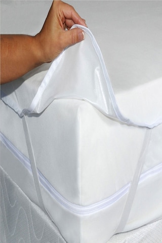 Mycey Sıvı Geçirmez 70x140 Cm Bebek Alezi Pamuklu Köşe Lastikli Beyaz