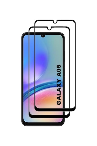 Samsung Galaxy A05 Ekran Cam Koruyucu Kırılmaz Kavisli Hd 9d Tamperli Glas Screen Protector Çizilmez
