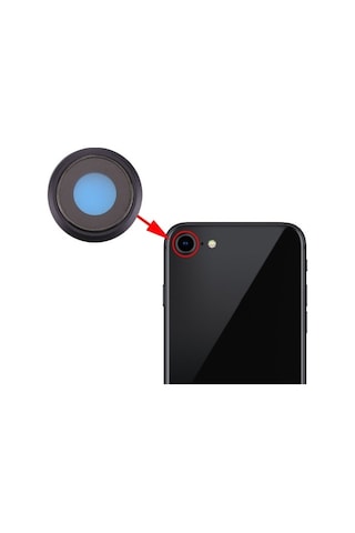 Apple Uyumlu iPhone 8 Kamera Lens Kapak Full (223496072)