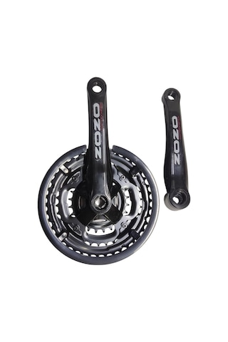 Zozo Bisiklet Aynakol Sağ Sol Takım 3 Lü Dişli- 24/34/42tx170mm Xc100- Sp16-ts540p Siyah Renk