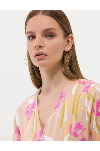 Pierre Cardin Kadın Şeftali Dokuma Elbise 50262642-vr222 Somon