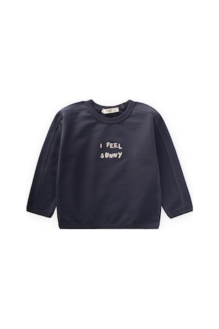 Cigit Nakışlı Sweatshirt 1-7 Yaş Antrasit Antrasit