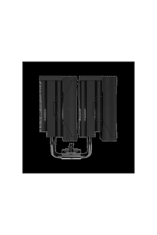 Sama A60b Black 2x120mm Mono Fan Kule Tipi Hava Soğutma 6 Adet Gelişmiş Siyah Kaplamalı Bakır Isı Borusu Cpu Fan Amd Ve Intel Tüm İşlemciler İle Uyumlu 1923