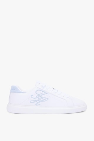 Th Kadın Icon Court Script Beyaz-mavi Sneaker-13842 Beyaz