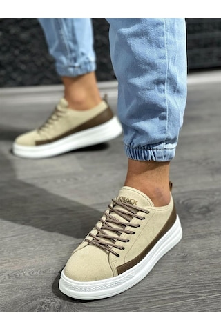 Knack Sneakers Ayakkabı 010 Vizon Süet Vizon