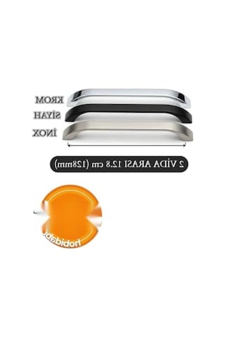 Şık Metal Mutfak Dolap Kulpları - 128 Mm A.Ağaç