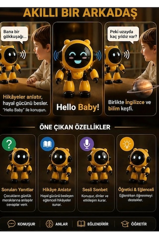 Yapay Zeka Robot Oyuncak Al Robot Konuşabilen