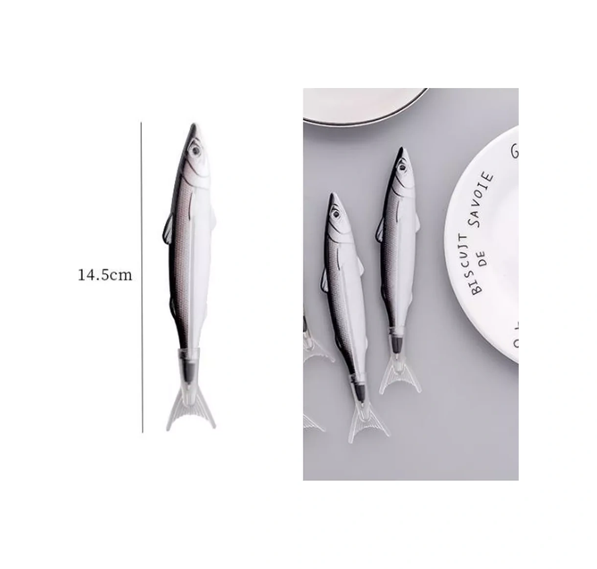 Deus Lıght Balık Kalem Seti 2 Adet 172664519 Gri