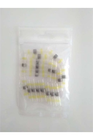 Asafe Isı Büzüşmeli, Kendinden Lehimli,Izole Konnektör 6Mm (20Li)