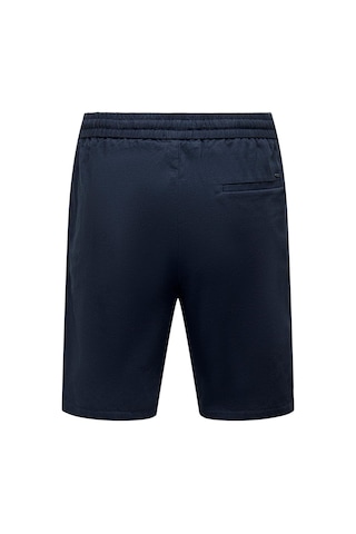 Only & Sons Onslinus 0007 Cot Lin Shorts Noos Erkek Şort-26437 - XS Lacivert