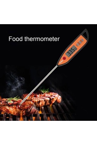 Beyaz Tp300 Gıda Termometresi Uzun Prob Lcd Ekran Su Geçirmez Doğru Anında Okuma Barbekü Elektronik Dijital Termometre Mutfak Aletleri