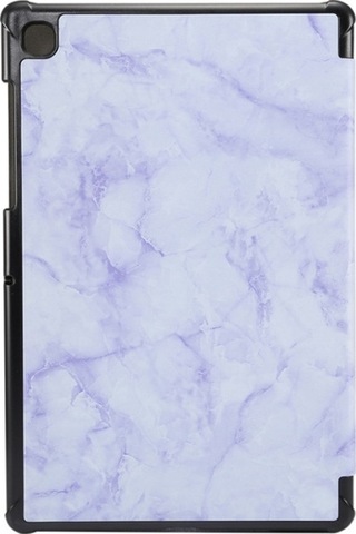 Samsung Galaxy Uyumlu Tab A7 Lite T220/t225 Mermer Doku Deseni Yatay Flip Deri Kılıf