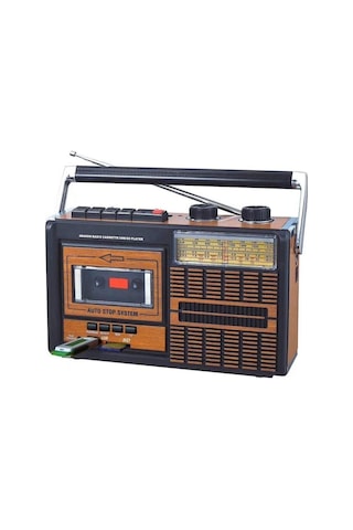 Knstar Fp-319Bt Bluetooth Usb+Sd+Fm Kaset Çalar Müzik Çalar Radyo