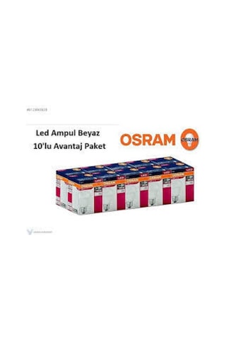 Led Ampul 10 Adet 8.5w Beyaz Renk