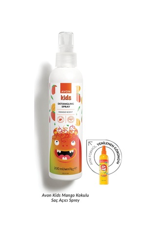 Avon Kids Çocuklar İçin Mango Kokulu Saç Açıcı Sprey 3 x 200 ML