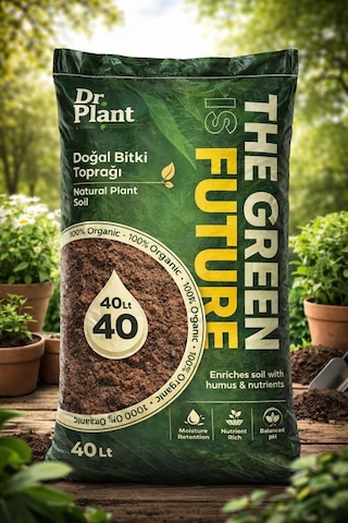 Omnipazar So-drtop5 Doğal Çiçek Bitki Toprağı Cocopeat Toprak 40 Litre 40 LT