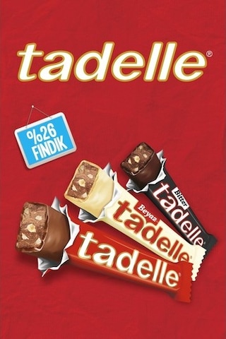 Tadelle Fındık Dolgulu Sütlü Çikolata 30 gr X 20' li
