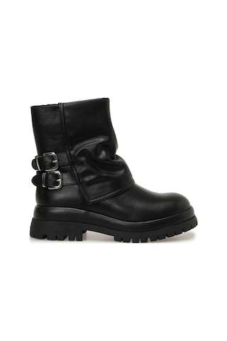 Butigo 25k-8103 5pr Siyah Kadın Biker Bot 000000000102050925 Siyah