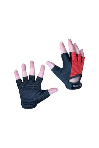 Delta Armour Halter, Body, Fitness Ve Ağırlık Eldiveni Kırmızı Kırmızı