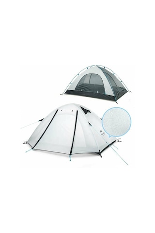 Naturehike P-serisi 4 Kişilik Kamp Çadırı Mavi Çok Renkli