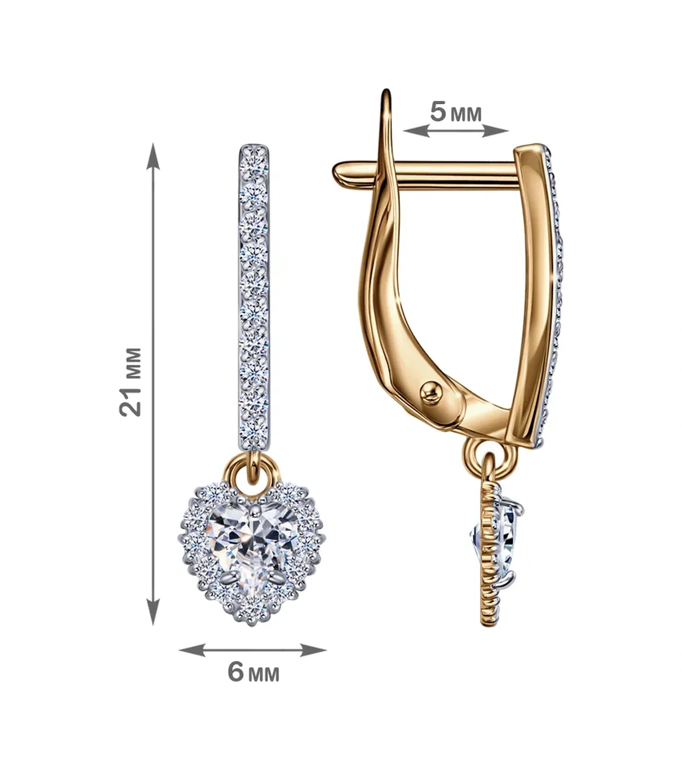 Veronika Jewelry Factory Küpe 925 439464156 Altın