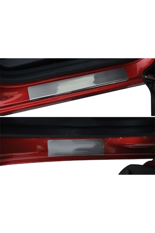 Renault Captur Kapı Eşiği 4 Prç P.Çelik Yazısız 2013 ve Sonrası