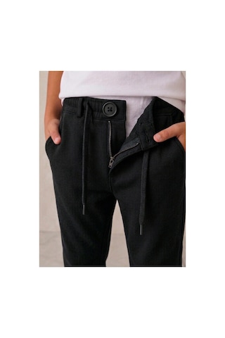 Suit Aydın 5-1 5 Yaş Arası Erkek Çocuk Belli Lastikli Duble Paça Pantolon Erkek Çocuk Jogger Pantolon Siyah