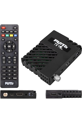 Plato Tiny Plus, Wifi Li, Tv Üstü Standlı, 8000 Kanal Hafızalı, Hd Uydu Alıcısı, Hdmi Kablo Dahil