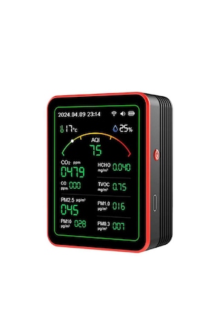 Aek-tech 15'li Aqı,temp,humı,co2,hcho,co,tvoc,pm2.5,pm10,pm1.0,pm
