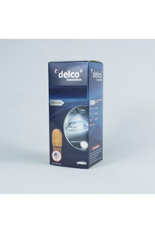 Delco U.s.a T20 Naturel Amber Ampul Wy21w Tek Duy 12 Volt 10 Adet