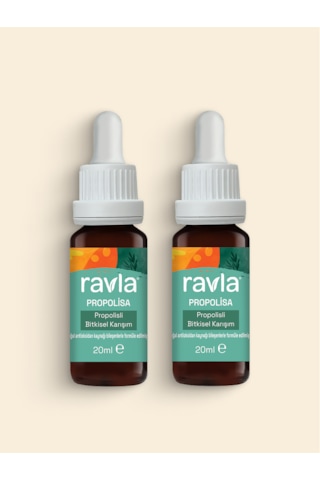 2'li Ürün - Ravla Propolisa Propolisli Bitkisel Karışım - 20ml