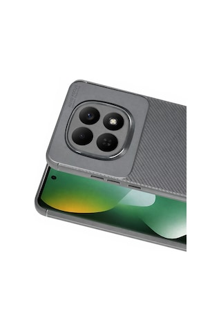 Xiaomi Redmi Note 15 Pro 4g Kılıf Focus Carbon Silikon Kapak Gri