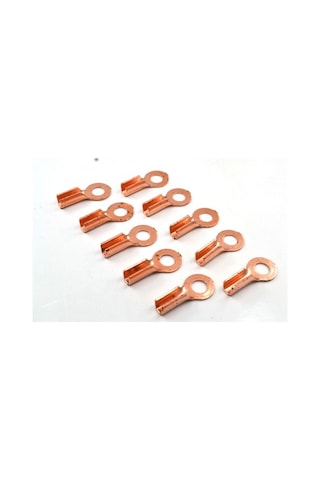 10Luk Akü Kablo Tesisat Ucu Bakır Fiş Pabuç Başlık Terminal 10Ad.