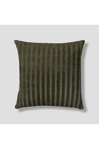 Sezyon Elya Desenli 45x45 Yeşil Kırlent Kılıfı Yeşil