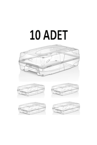 Bayev 10 Adet Kadın Ayakkabı Kutusu Şeffaf Ayakkabı Saklama Kutusu