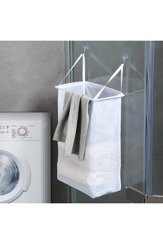 Banyo Örgü Çantası Duvara Monte Çamaşır Engel, Kolay Erişim İle Oda İçin Büyük Açık Üst Depolama Çözümü Çok Renkli