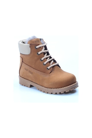 Fast Step Hakiki Deri Kürklü Unisex Çocuk Worker Bot 006kpa1002 001
