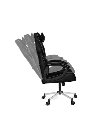 Türksit Range Yastıklı Yönetici ve Oyuncu Koltuğu Gri