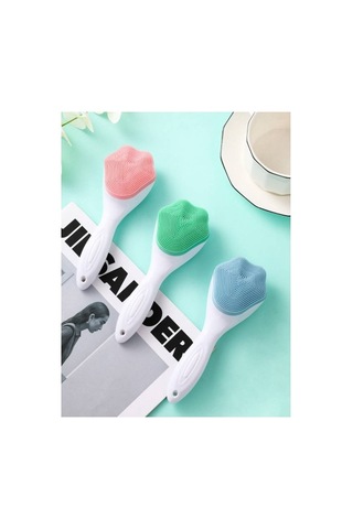 Cilt Temizleme Peeling Fırçası Çok Renkli