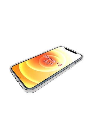 Apple Uyumlu iPhone 13 Uyumlu Zore Süper Silikon Kılıf-renksiz Renksiz -