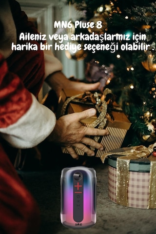 Pluse 8 Mikrofonlu Ses Bombası/dekoratif Aydınlatma/led Işıklı Gece Lambası/mikrofonlu Hoparlör