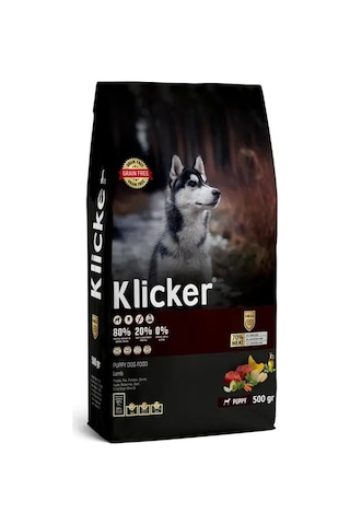Klıcker Kuzulu Yavru Köpek Kuru Maması 500 G