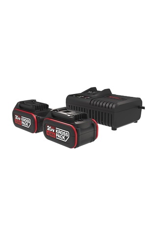 Kress Kad21 20volt 4.0ah Li-ıon Krosspack 2 Adet Akü Ve Akü Şarj