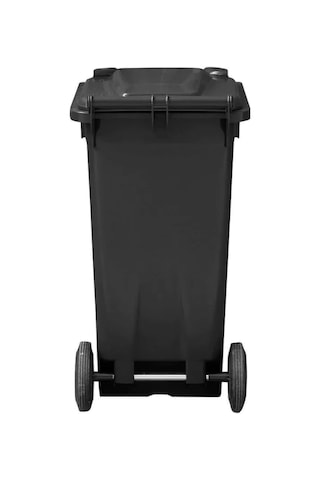 Siyah Renk 120 Lt Çöp Kovası, Çöp Konteyner Siyah