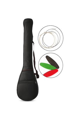Yankı Yb-40cp Kısa Sap Bağlama Profesyonel Ceviz Saz Kılıf, Tel, Mızrap Hediyeli - 86972016239