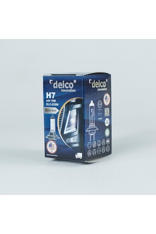 Delco U.s.a H7 +%30 Fazla Işık 24 Volt Halogen Ampul 70w 10 Adet