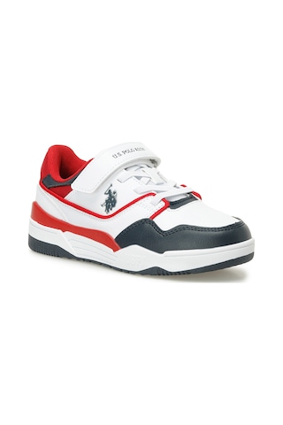 U.s. Polo Assn. Martell Jr 5fx Beyaz Erkek Çocuk Sneaker 000000000101946538 Beyaz-kırmızı Beyaz - Kırmızı