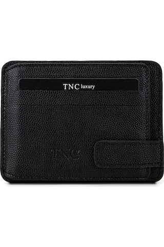 Tamer Tanca Erkek Hakiki Deri Siyah Havyar Kartlık 1148 350 Erk Krtlk Sk25-26 Sıyah Hvyr Siyah